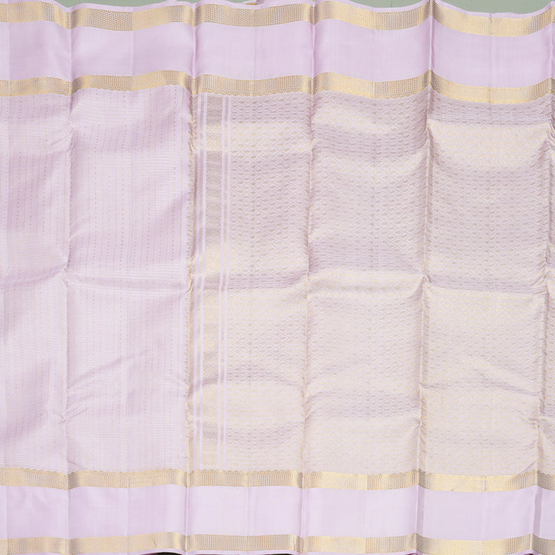 Hayagrivas Handloom Lilac Kanjivaram Silk Saree KBF969I12-2