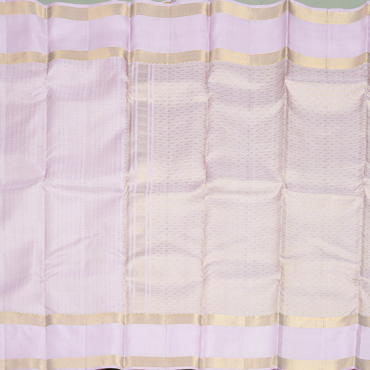 Hayagrivas Handloom Lilac Kanjivaram Silk Saree KBF969I12-2