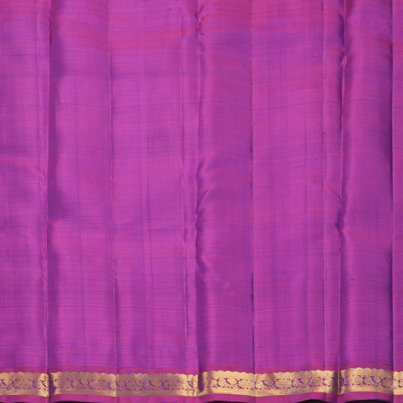 Hayagrivas Handloom Mayilkazhuthu Kanjivaram Silk Saree with Purple Border KBF969I3-5