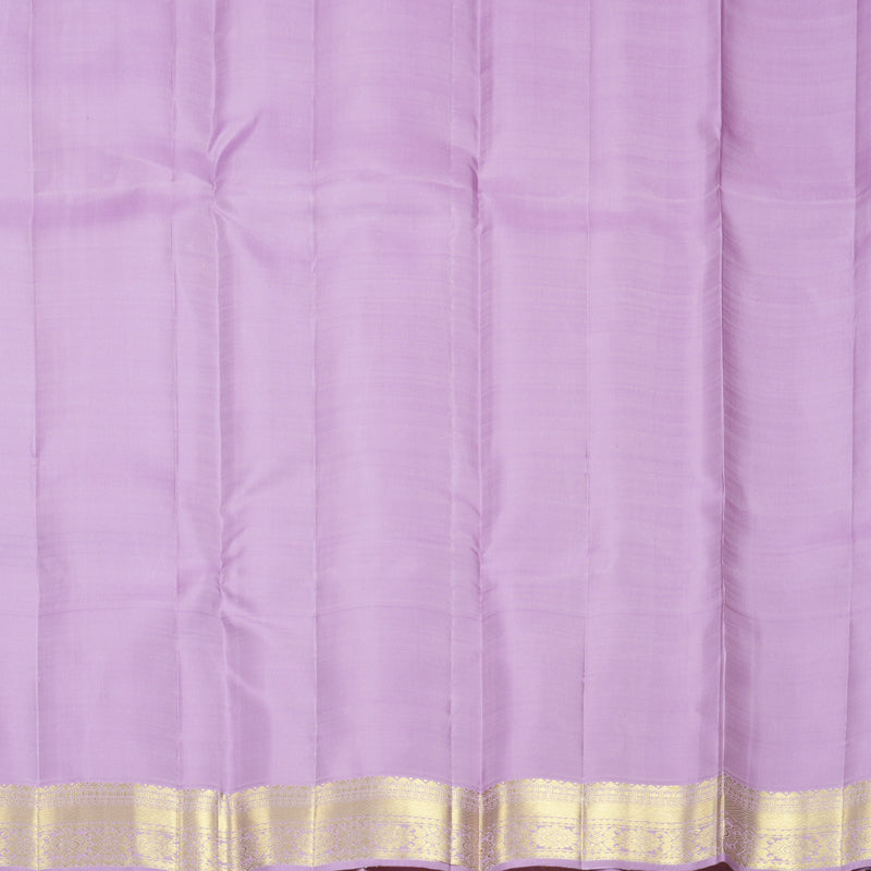 Hayagrivas Handloom Lilac Kanjivaram Silk Saree KBF969I4-3