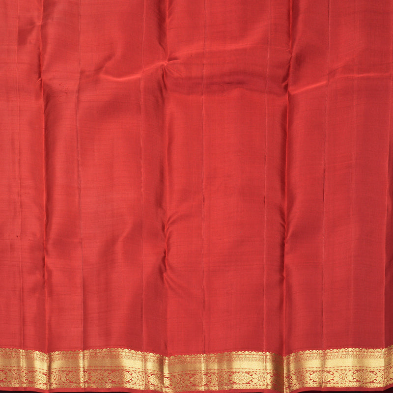 Hayagrivas Handloom Red Kanjivaram Silk Saree KBF969I4-5