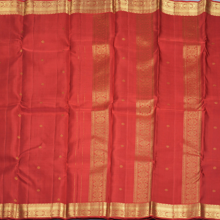 Hayagrivas Handloom Red Kanjivaram Silk Saree KBF969I4-5