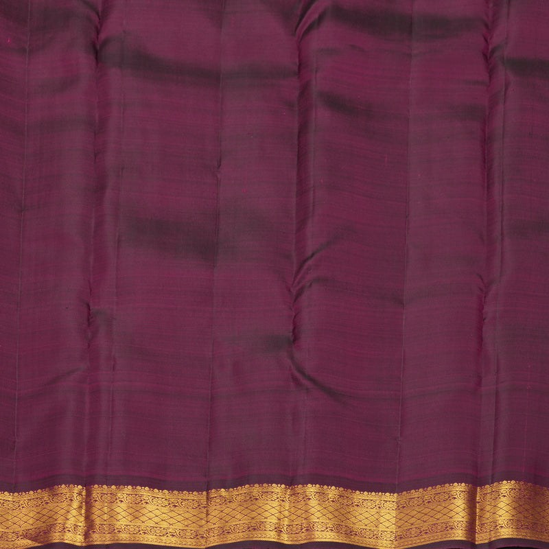 Hayagrivas Handloom Purple Kanjivaram Silk Saree KBF969I4-6