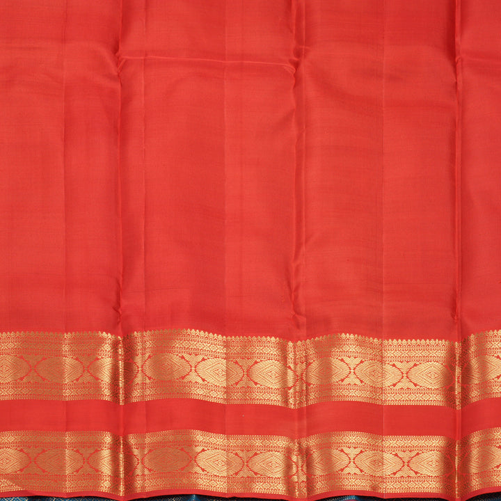 Hayagrivas Handloom Ramar Green Kanjivaram Silk Saree KBF969I7-1