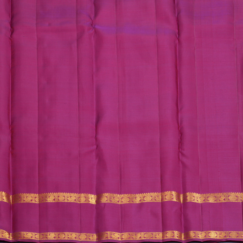 Hayagrivas Handloom Magenta Kanjivaram Silk Saree KBF969I7-5