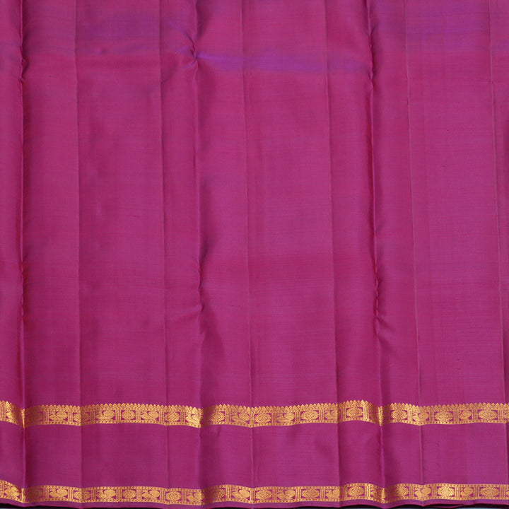 Hayagrivas Handloom Magenta Kanjivaram Silk Saree KBF969I7-5