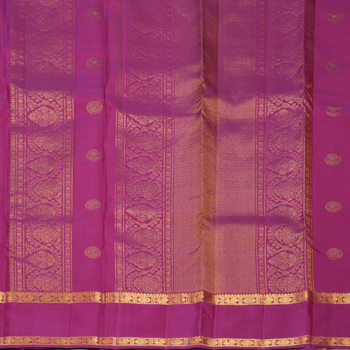 Hayagrivas Handloom Magenta Kanjivaram Silk Saree KBF969I7-5