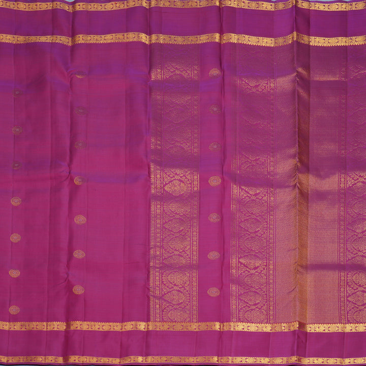 Hayagrivas Handloom Magenta Kanjivaram Silk Saree KBF969I7-5