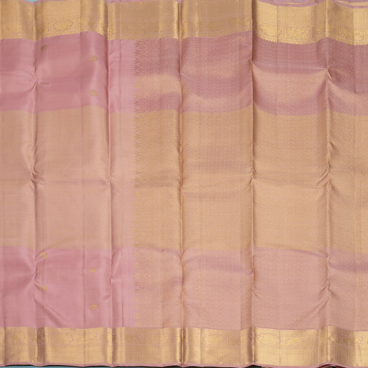 Hayagrivas Handloom Onion Pink Kanjivaram Silk Saree KBF969I8-5