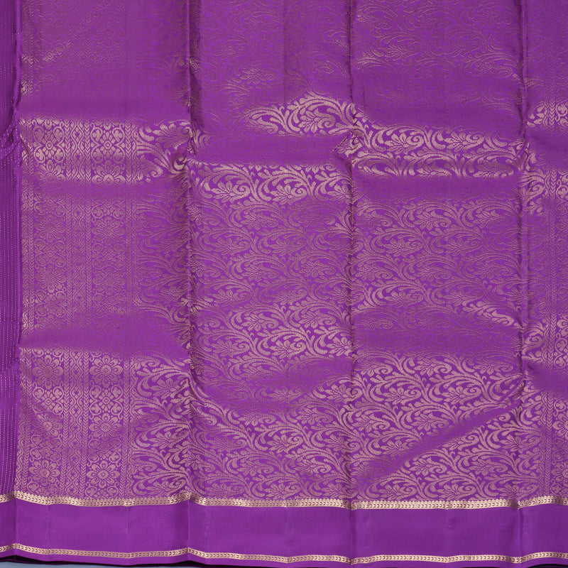 Hayagrivas Handloom Purple Kanjivaram Silk Saree KBF977I10-1