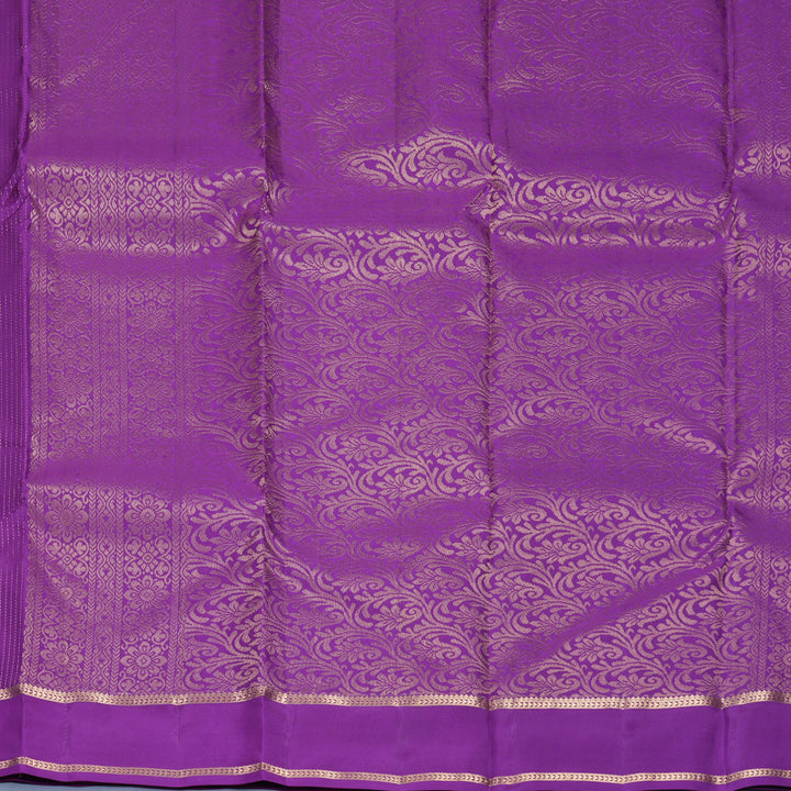 Hayagrivas Handloom Purple Kanjivaram Silk Saree KBF977I10-1