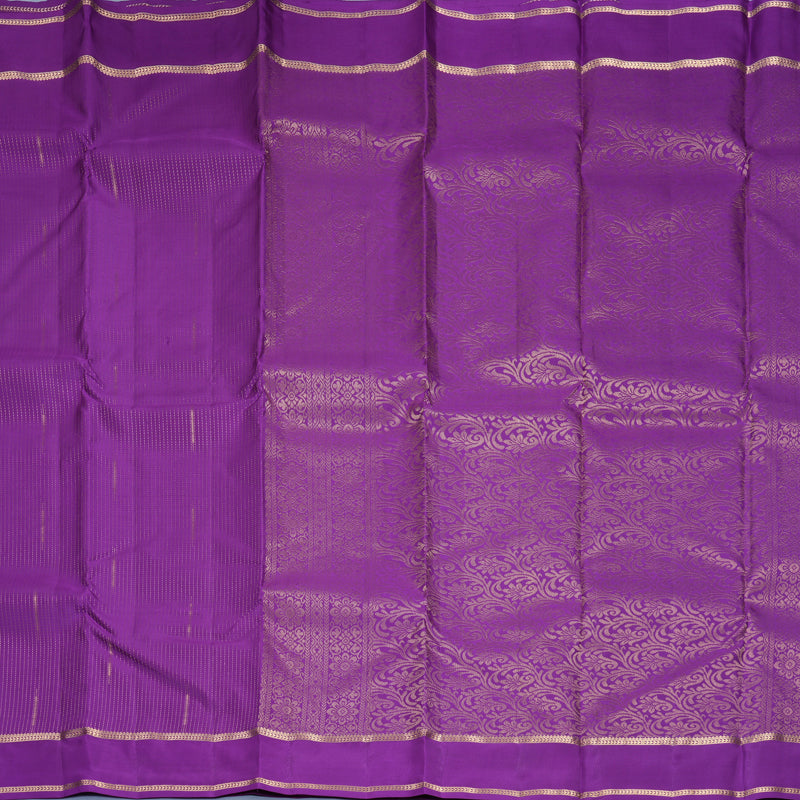 Hayagrivas Handloom Purple Kanjivaram Silk Saree KBF977I10-1