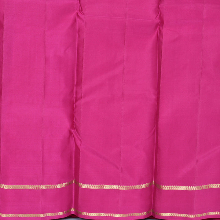 Hayagrivas Handloom Rani Pink Kanjivaram Silk Saree KBF977I10-2