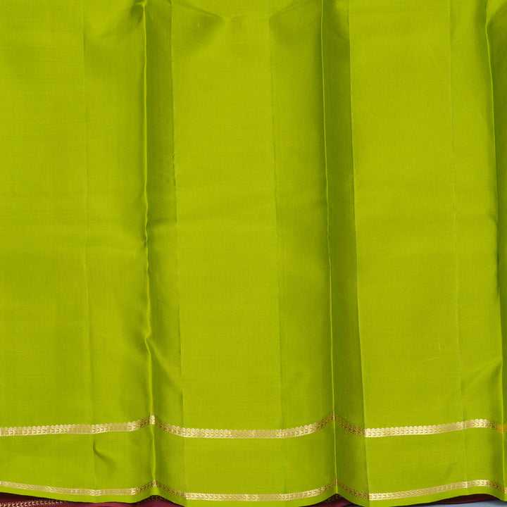 Hayagrivas Handloom Maroon Kanjivaram Silk Saree KBF977I10-4