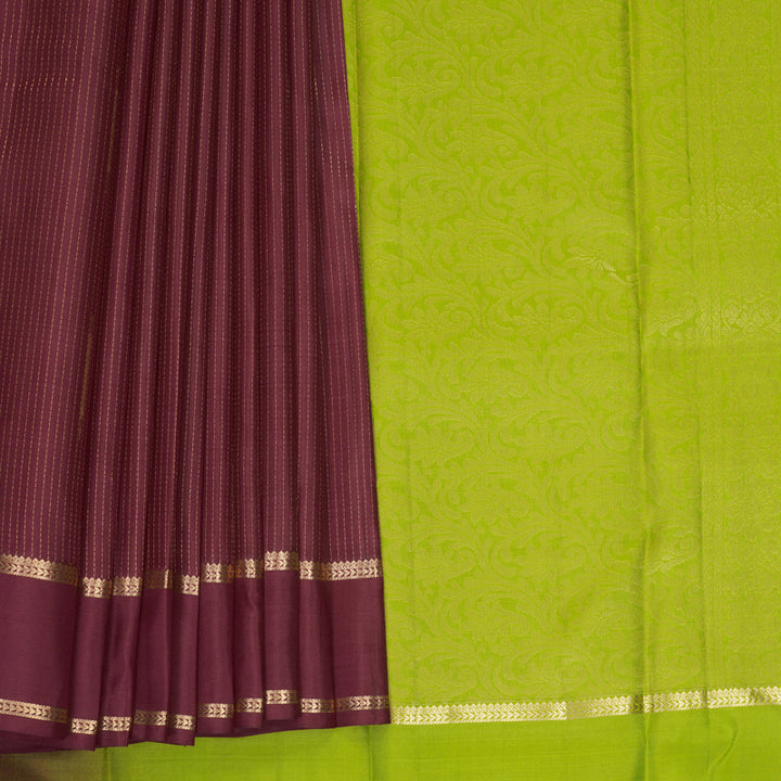 Hayagrivas Handloom Maroon Kanjivaram Silk Saree KBF977I10-4