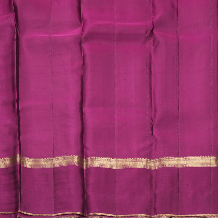 Hayagrivas Handloom Black Kanjivaram Silk Saree with Ganga Jamuna Border KBF977I23-2