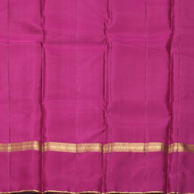 Hayagrivas Handloom Vadamalli Purple Kanjivaram Silk Saree with Ganga Jamuna Border KBF977I23-3