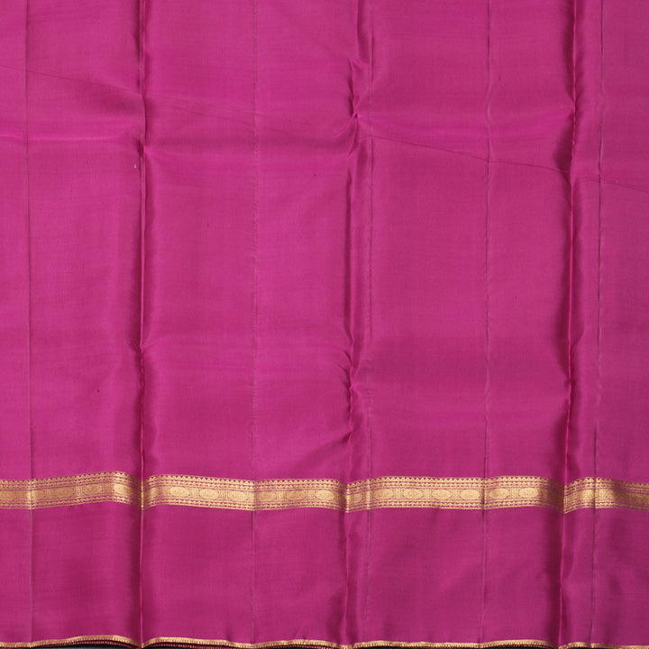 Hayagrivas Handloom Vadamalli Purple Kanjivaram Silk Saree with Ganga Jamuna Border KBF977I23-3