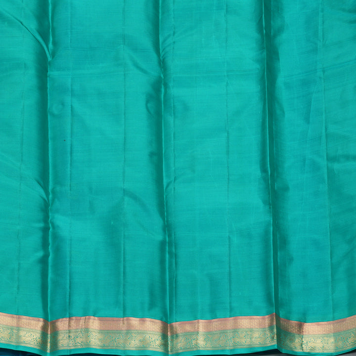 Hayagrivas Handloom Royal Blue Kanjivaram Silk Saree KBF977I4-1