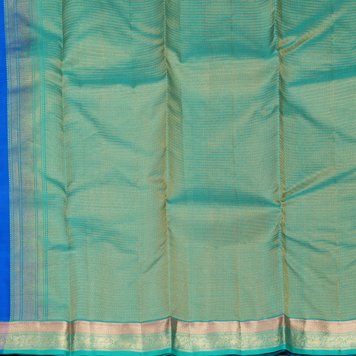 Hayagrivas Handloom Royal Blue Kanjivaram Silk Saree KBF977I4-1