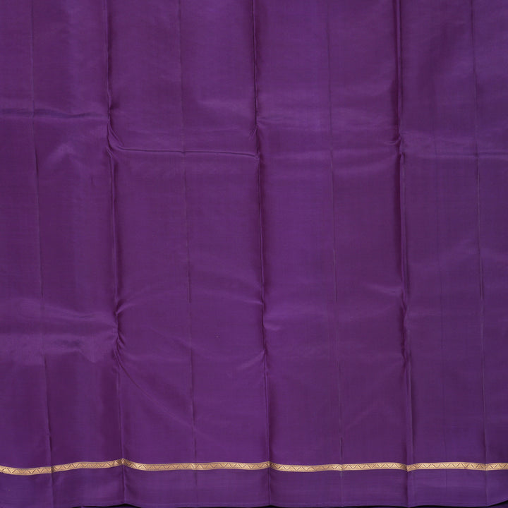 Hayagrivas Handloom Dual Tone (Blue &amp; Purple) Kanjivaram Silk Saree KBF977I8-4