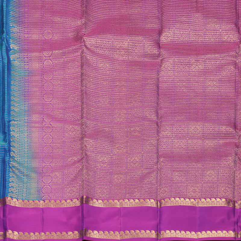 Hayagrivas Handloom Mayilkazhuthu Kanjivaram Silk Saree with Purple Border KBF977I9-17