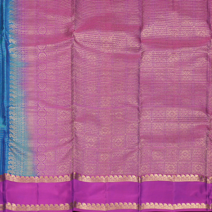Hayagrivas Handloom Mayilkazhuthu Kanjivaram Silk Saree with Purple Border KBF977I9-17