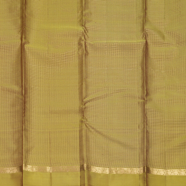 Hayagrivas Handloom Mild Purple Kanjivaram Silk Saree with Manthalir Green Border KBF977I9-22