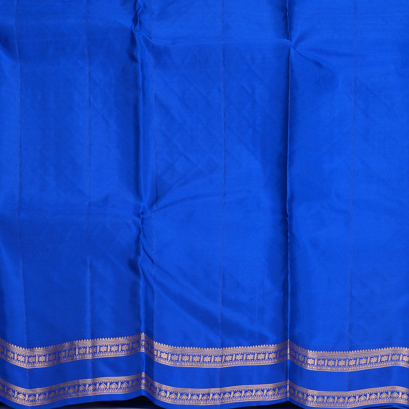 Hayagrivas Handloom Parrot Green Kanjivaram Silk Saree with Mayilkazhuthu Border KBF978I1-1