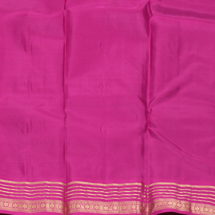 Hayagrivas Handloom Mayilkazhuthu Kanjivaram Silk Saree with Purple Border KBF978I2-41