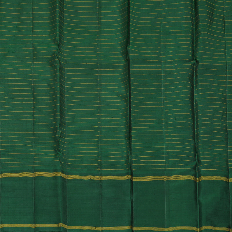 Hayagrivas Handloom Orangish-Pink Kanjivaram Silk Saree with Ganga Jamuna Border KBF979I3-1