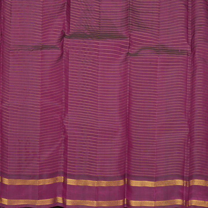 Hayagrivas Handloom Multicolour Checks Kanjivaram Silk Saree with Purple Border KBF981I2-1