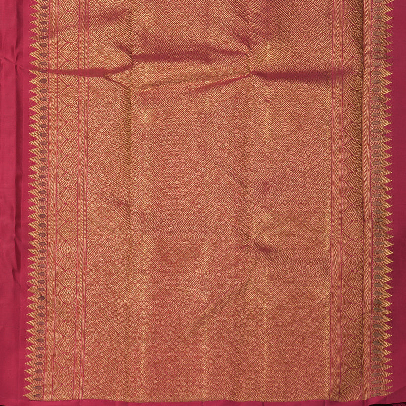 Hayagrivas Handloom Multicolour Checks Kanjivaram Silk Saree KBF981I6-1