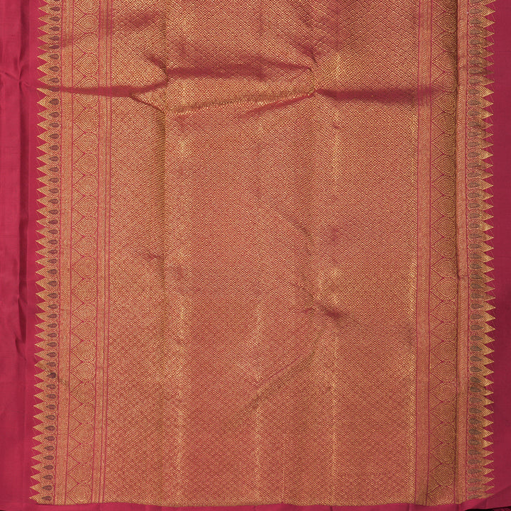 Hayagrivas Handloom Multicolour Checks Kanjivaram Silk Saree KBF981I6-1
