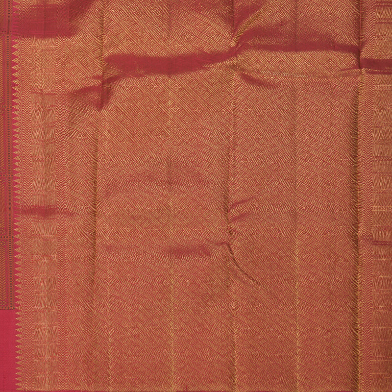 Hayagrivas Handloom Maroon Kanjivaram Silk Saree KBF981I7-1