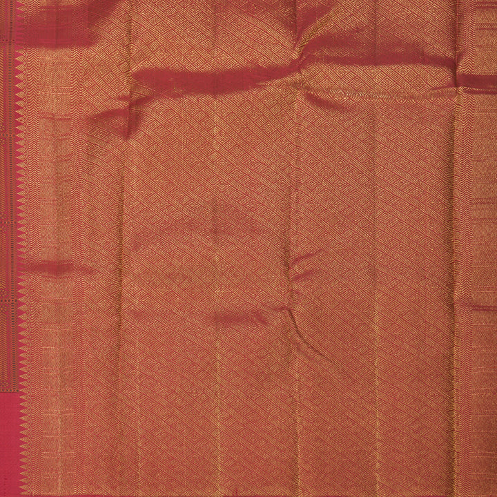 Hayagrivas Handloom Maroon Kanjivaram Silk Saree KBF981I7-1