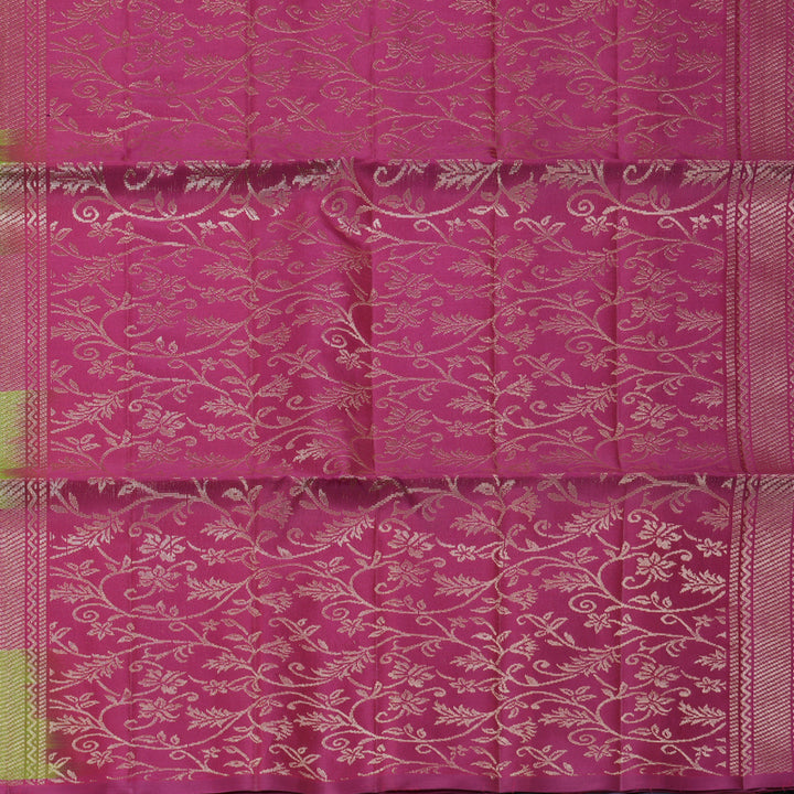 Hayagrivas Multicolour Checks Handloom Soft Silk Saree KBF987I1-2
