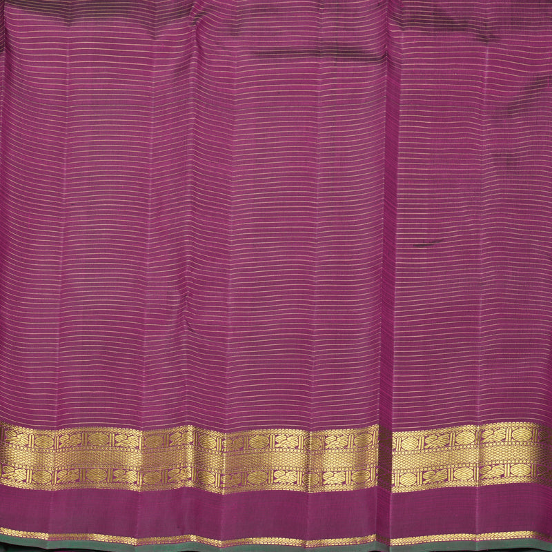 Hayagrivas Handloom Purple Kanjivaram Silk Saree KBF989I13-1