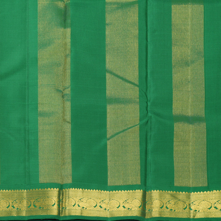 Hayagrivas Handloom Purple Kanjivaram Silk Saree with Dark Green Border KBF991I5-1