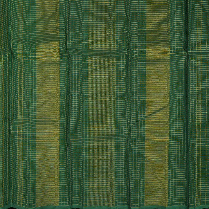 Hayagrivas Handloom Reddish-Orange Kanjivaram Silk Saree KBF993I1-2