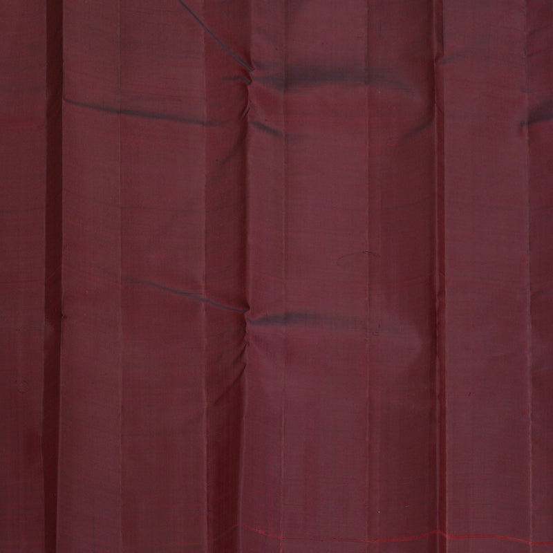 Hayagrivas Handloom Wine Maroon Kanjivaram Silk Saree KBF994I1-1
