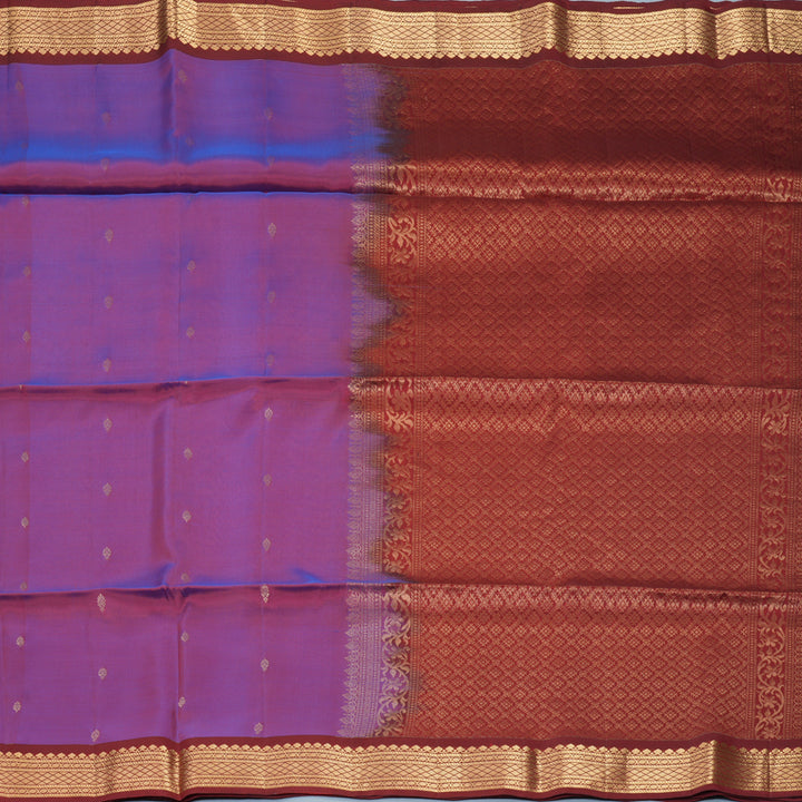 Hayagrivas Wine Purple Handloom Soft Silk Saree KBF996I1-12