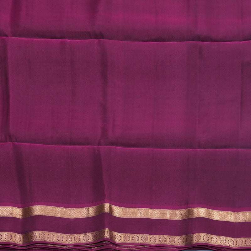 Hayagrivas Ramar Blue Handloom Soft Silk Saree KBF996I1-5