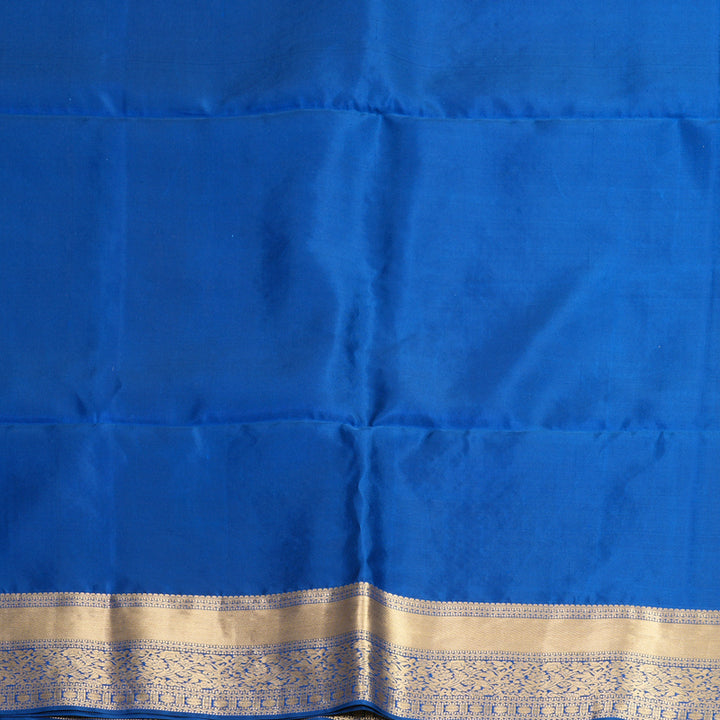 Hayagrivas Royal Blue Handloom Soft Silk Saree KBF998I1-3