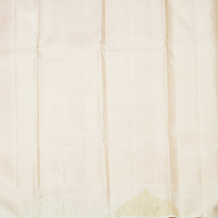 Hayagrivas Handloom Peach Orange Kanjivaram Silk Saree KBFL153F1-1-SBS