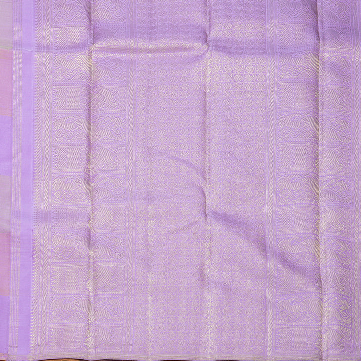 Hayagrivas Handloom Pastel Checks Kanjivaram Silk Saree KBFL163F1-1