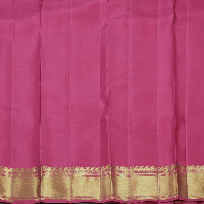 Hayagrivas Handloom Pink Kanjivaram Silk Saree KBFL169F1-1