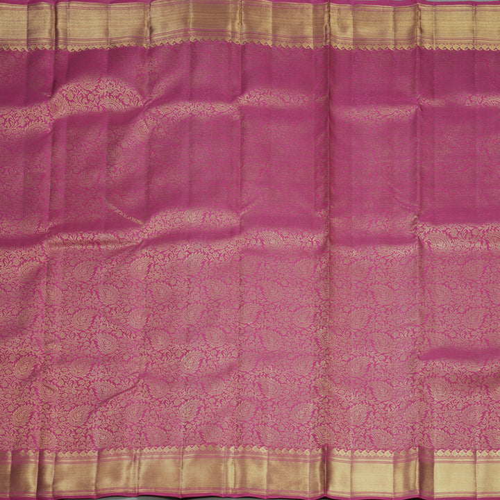 Hayagrivas Handloom Pink Kanjivaram Silk Saree KBFL169F1-1