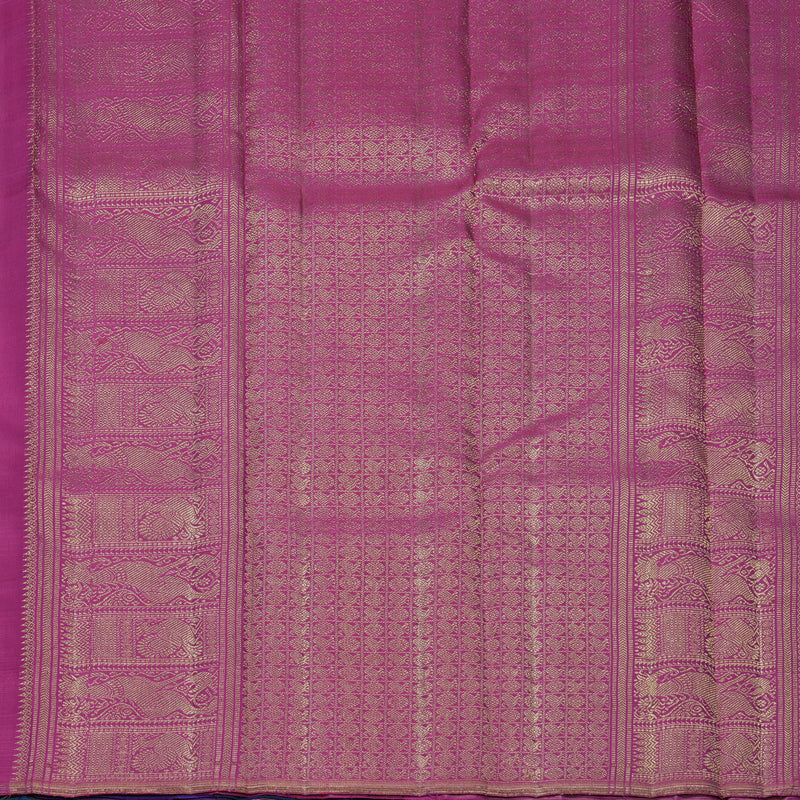 Hayagrivas Handloom Multicolour Checks Kanjivaram Silk Saree KBFL171F1-1-SBS