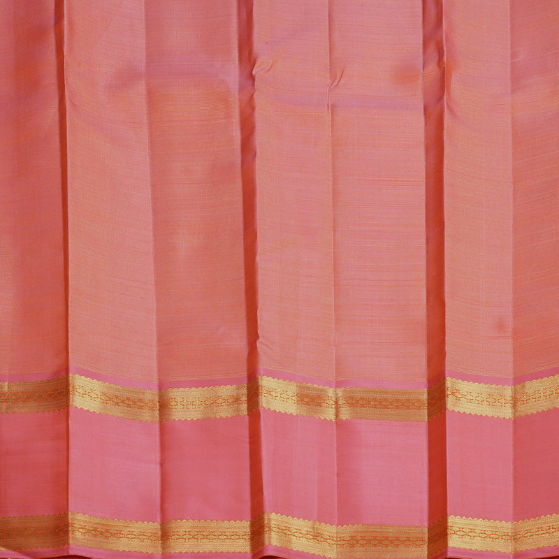 Hayagrivas Handloom Rose Pink Kanjivaram Silk Saree KBFL185F1-1